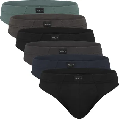 Produktbild von Gomati 6 Herren Jersey Slips - Navy-Grey-Green XXL