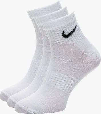 Zdjęcie produktu dla Skarpetki bawełniane Nike EVERYDAY LIGHTWEIGHT ANKLE białe, XL, rozmiar: XL