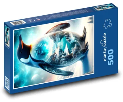 Obrázok produktu pre Puzzle 500 Fantazijný svet tučniaka - martinpuzzle