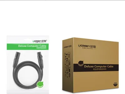 Zdjęcie produktu dla Ugreen AV130, XLR, Żeńska, XLR, Męska, 3 m, Czarny