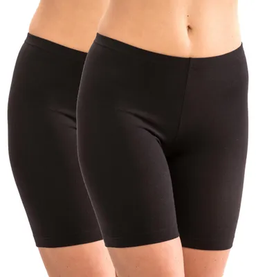 Produktbild von HERMKO 5780 2er Pack Damen Longpant - knielanger Pant, Farbe:schwarz, Größe:56/58 (XXXL)