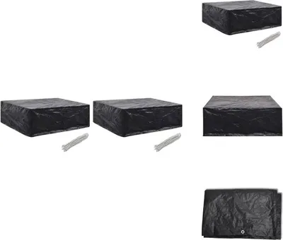 Produktbild von vidaXL Gartenmöbel-Abdeckungen 2 Stk. 8 Ösen 250x210x90 cm -  Gartenmöbel-Schutzhüllen