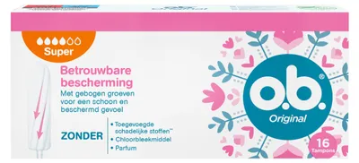Productafbeelding van Ob Tampons Original Super (16 stuks)