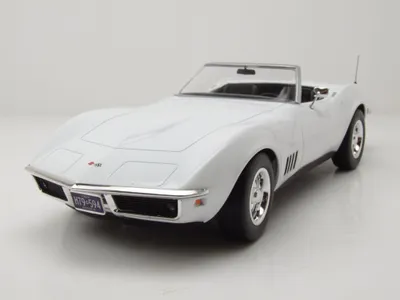 Immagine prodotto di Norev 189038 Chevrolet Corvette C3 Convertible 1969 bianco 1:18