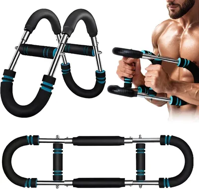 Produktbild von Shaker Twister Armtrainer, U-förmiger Twister-Armtrainer, Verstellbarer Brust-Expander, Oberschenkel-Master-Trainer, Körperstärke, Fitnessgerät, formt den perfekten Körper für Männer