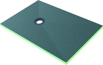 Produktbild von 120x90cm Duschelement befliesbar bodeneben Fußbodenheizung Duschboard Duschwanne Mit Ablaufgarnitur