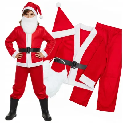 Produktbild von Boland 6133083, Maskenkostüm, Kind, Männlich, Weihnachtsmann, 7-9 years, Polyester