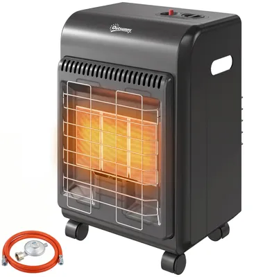 Produktbild von Outsunny Gas Heizstrahler Outdoor 1,5-4,2 kW Terrassenheizer mit Rollen