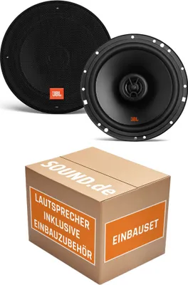 Produktbild von JBL STAGE2 624 | 2-Wege | 16,5cm Koax Lautsprecher - Einbauset passend für Mercedes Citan Front - justSOUND