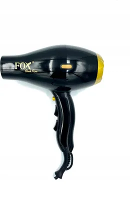 Zdjęcie produktu dla Fox Black Rose suszarka do włosów z jonizacją czarna moc 2100W