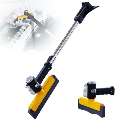 Produktbild von Eiskratzer Auto mit Besen, Teleskop, 360° Drehbürste, 71-95 cm verstellbar