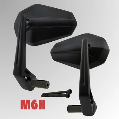 Immagine prodotto di Specchietto retrovisore da manubrio SOLID 2 nero M6H