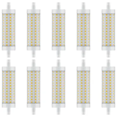 Produktbild von 10 x Bellalux LED Leuchtmittel Stabform 118mm 12,5W = 100W R7s klar 1521lm warmweiß 2700K