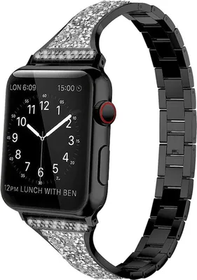 Produktbild von Für Apple Watch Series 11 10 46mm / Ultra 3 2 1 49mm / 9 8 7 45 Diamant Style Armband