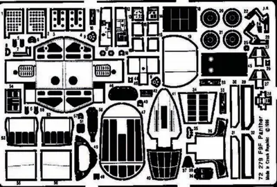 Produktbild von Eduard Accessories F9F Panther  3972279