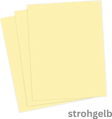 Immagine prodotto di folia cartoncino DIN A4 220 g/m² 100 fogli giallo paglierino