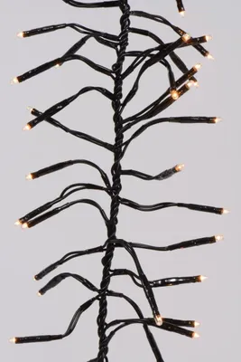 Image de Guirlande lumineuse, Cluster LED, extérieur ou intérieur, 3 m, 448 lumières - éclairage de groupe, diodes blanches chaudes, classe énergétique A, avec minuterie & variateur - 3m 448 LED
