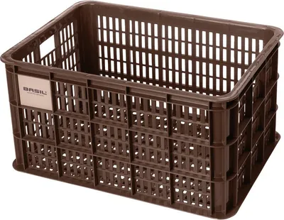 Immagine prodotto di cassa per biciclette riciclata L 40 litri marrone - 21163