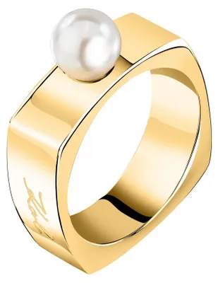 Image de Karl Lagerfeld - KLAYR16012 - Bague - Femmes - PEARL - Taille 52