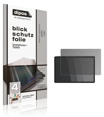 Produktbild von Blickschutzfolie für LEVIRTU Z1207 matt Schutzfolie Folie Display Schutz dipos