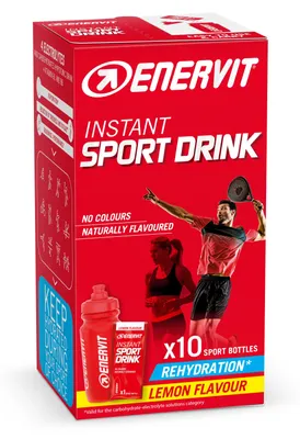 Zdjęcie produktu dla Enervit Sport Drink, cytryna, 10 x 16 g