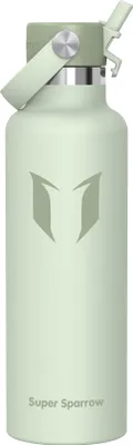 Produktbild von Sparrow Trinkflasche Edelstahl 750ml FlipFlow Thermosflasche mit Strohhalm