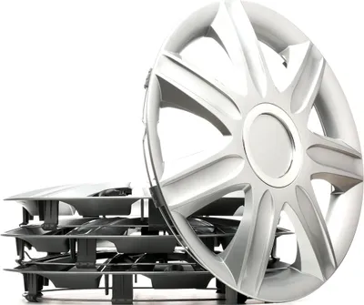 Produktbild von 4x 15" Zoll Radkappen Silber Radzierblenden Radblenden SAMOA 15 LEOPLAST