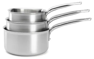 Produktbild von Set mit 3 edelstahl-kochtöpfen 16/18/20 cm De buyer 3601.03