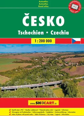 Obrázek produktu pro Česko 1:200 000 / autoatlas (A5, spirála)