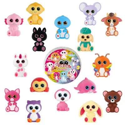 Produktbild von Glubschis Sammelfiguren Rainbow Serie 6 - Glubschi Glitzer Figur - Alle 16 Figuren