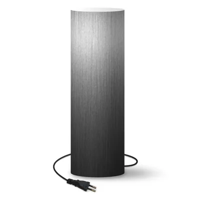 Obrázok produktu pre MuchoWow® Lampa Nočné svetlo Stolná lampa LED Svetlo vrátane LED lampyKovová potlač - Sivá - Línia 70 cm vysoká Ø22,3 cm - Osvetlenie - Lampa na čítanie - Lampa do spálne - Lampy do obývačky - Nočné lampy - Lampy do detskej izby