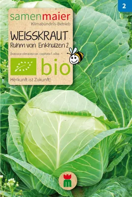 Produktbild von Weißkraut Ruhm von Enkhuizen 2 - Saatgut für zirka 25 Pflanzen