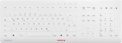 Obrázek produktu pro Contour Design Stream, Kabelový a bezdrátový, Bezdrátové RF + USB, QWERTZ, Bílá