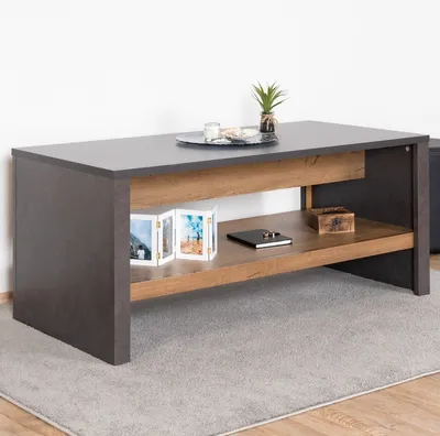 Produktbild von Couchtisch Farbe: Eiche Dunkelbraun 53x120x60 cm