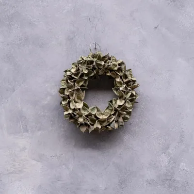 Produktbild von Kranz Baumwolle Pod - green: D 20cm