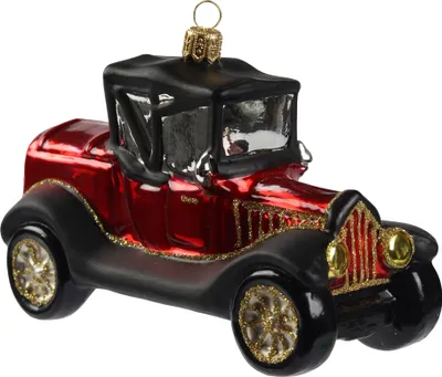 Produktbild von Weihnachtsschmuck Auto Oldtimer Rot
