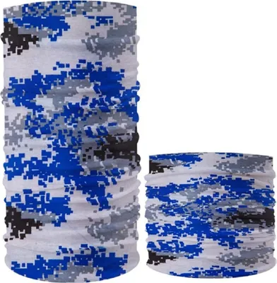 Produktbild von Multifunktionstuch Schlauchschal Halstuch Maske Mundschutz Fahrrad Bandana Biker 349 Camouflage blau Pixel
