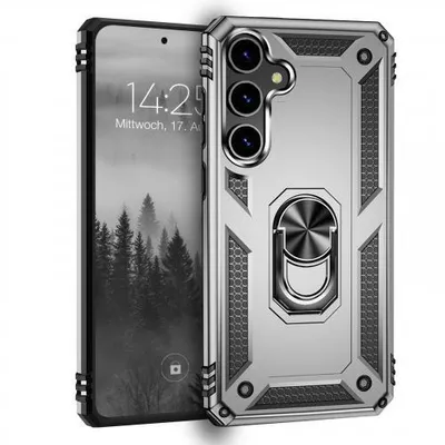 Produktbild von Armor Hülle Für Samsung Galaxy S Serie - Farbe: Silber - Modellkompatibilität: Für Samsung Galaxy S24