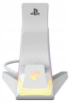 Produktbild von PDP Ladestation 2 Controller Afterglow Wave weiß PS5