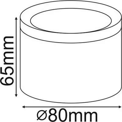 Image de Luminaire apparent hermétique SPOT MONTE noir Ø8cm 1xGX53 10W pour cuisine salle de bain IP65 Idealed
