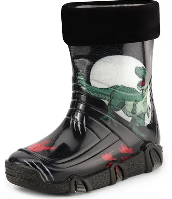 Produktbild von Ladeheid Kinder Mädchen Jungen Gummistiefel Gefüttert Swk2021 (Muster-46, 23/24)