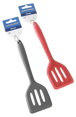 Produktbild von Pfannenwender 3-fach geschlitzt 21 cm EUROHOME® – aus Silikon, 21x6x2cm – als praktischer Küchenhelfer vielseitig einsetzbar