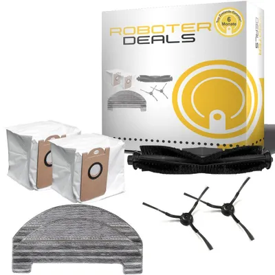 Immagine prodotto di Kit di accessori (pezzi di ricambio) per aspirapolvere Proscenic M8 Pro (1 spazzola principale, 2 sacchetti per la polvere, 2 panni, 2 spazzole laterali)