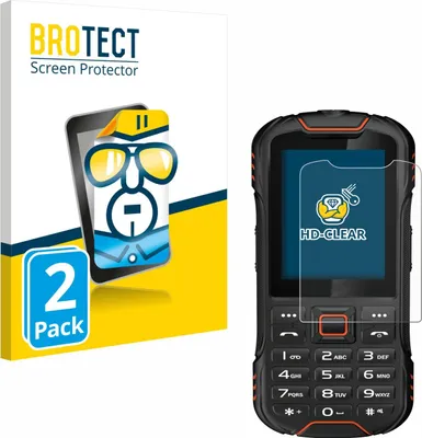 Produktbild von 2x Für Gigaset GLX8 Schutzfolie BROTECT Displayschutz Display Schutz Folie Klar Transparent