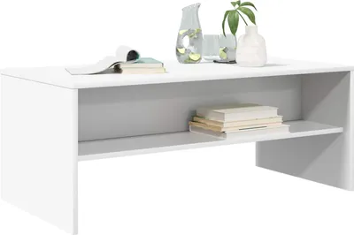 Immagine prodotto di vidaXL Tavolino bianco 100 x 50 x 40 cm Materiale a base di legno