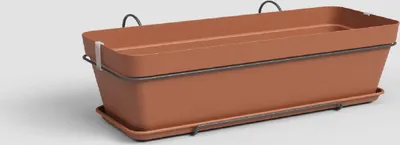Produktbild von Artevasi Capri Plant Box Balcony Kit, 14 l, 285 mm, 502 mm, 207 mm, 6 Stück(e)