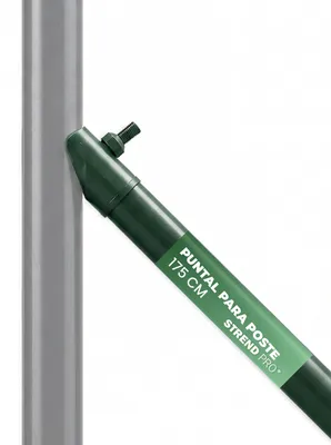 Imagen del producto de Puntal para poste Strend Pro METALTEC, 38/1750/1,25 mm, galvanizado y recubierto de PVC, verde RAL 6005