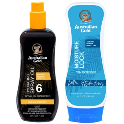 Produktbild von Australian Gold SPF6 Spray Oil + Feuchtigkeitsschloss 237 ml