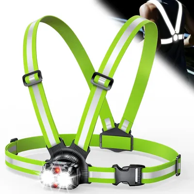 Produktbild von Lauflicht 800 LM, 6 + 2 Lichtmodi, 45° Winkel, IPX5, für Joggen