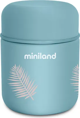 Immagine prodotto di Termos per alimenti Miniland Terra, 280 ml, blu/palma